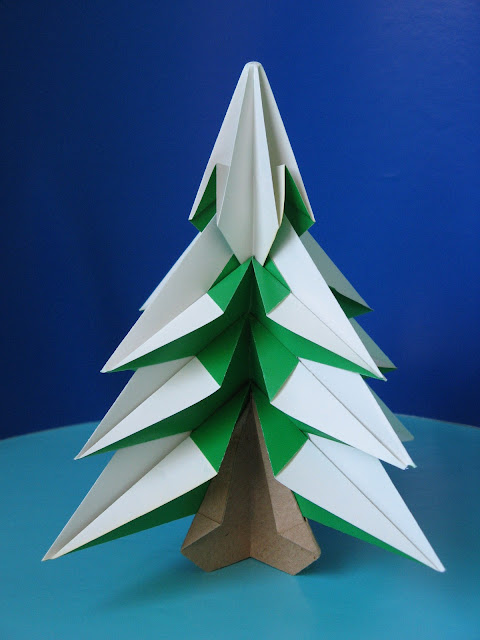 Origami Instructions Diagrams Abete - Fir tree by Francesco Guarnieri