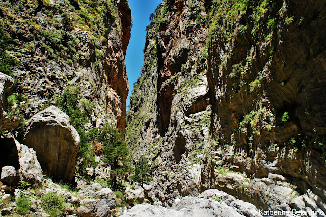 Samaria Gorge Walls and Rocks Samaria Gorge Hike Crete Greece