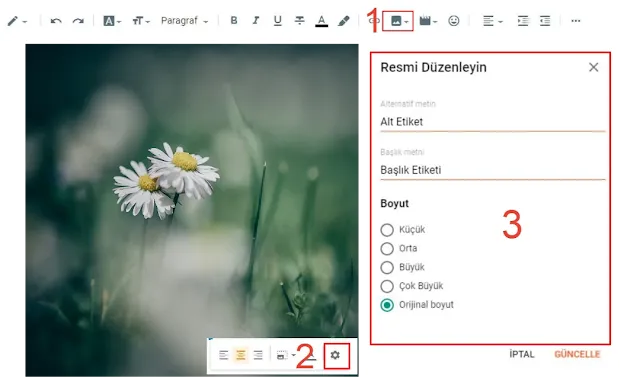 Blogger Resim Ekleme ve Resim Düzenleme Aracı