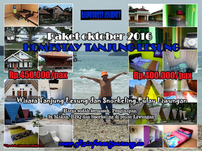 Paket Homestay Tanjung Lesung dan Snorkeling di Pulau Liwungan