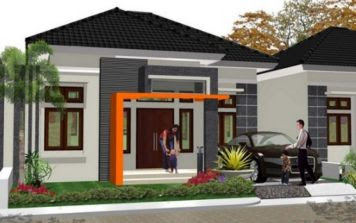 model atap rumah simpel type 36