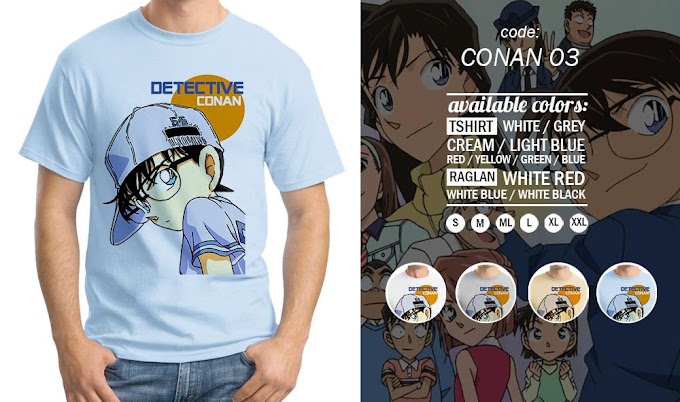 Kaos Distro Anime Detective Conan 03 - Ordinal Apparel