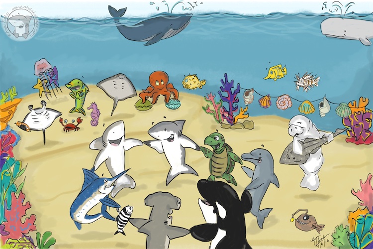 Oh Dakuwaqa The Shark Comics And Cartoons Happy World Oceans Day 15