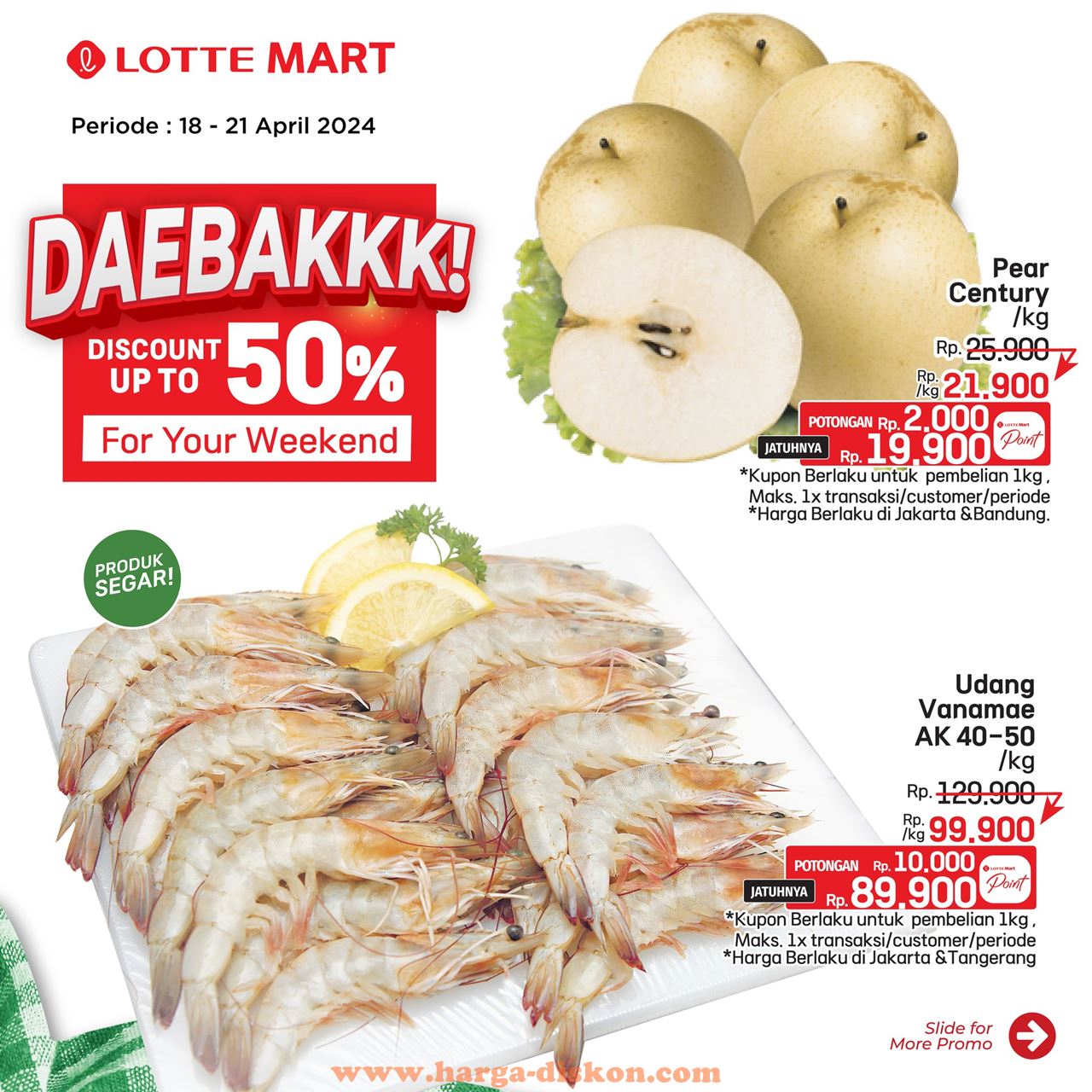 Promo LOTTEMART Akhir Pekan 18 - 21 April 2024