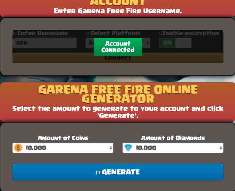Garenafreef.Ml Free Fire Diamond Hack Account