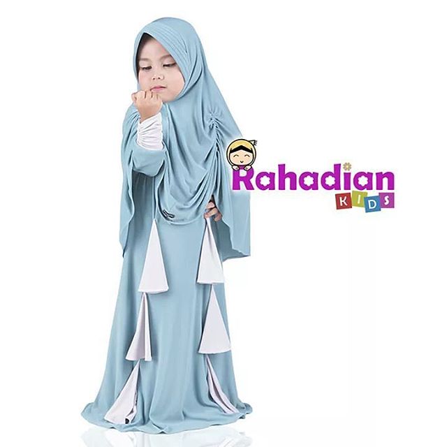 20 Desain Model Baju Muslim Anak Perempuan Terbaru 2018