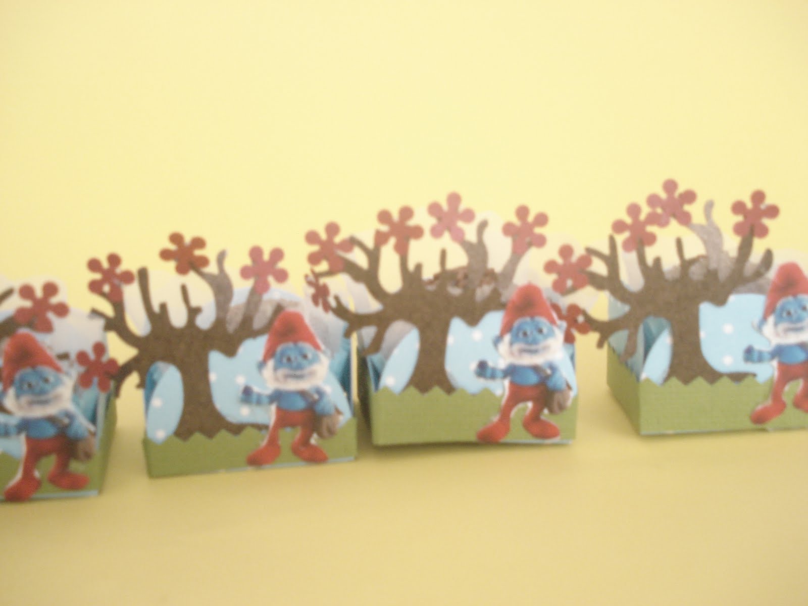 Viva Festas: Forminhas de doces Smurfs