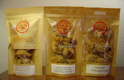 Ellee’s Gourmet Granolas Fruit and Nuts Lovers and Lemon Cranberry Gluten Free Granola Cookies and Coconut Chocolate Chip Granola Cookies.jpeg