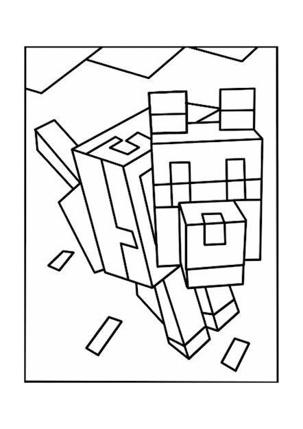 Printable Coloring Pages For More Innovative Cute Wolf 