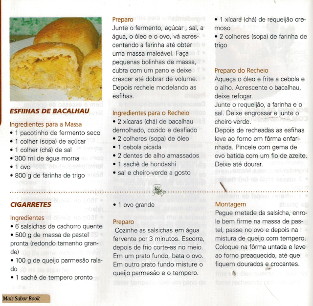 receitas de esfiha de atum e cachorro quente