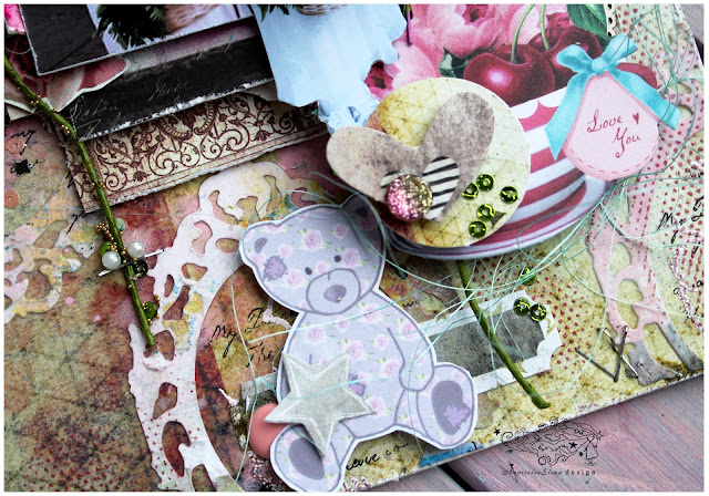 @nastyalena #scrapbooking #tag #layout #mixedmedia