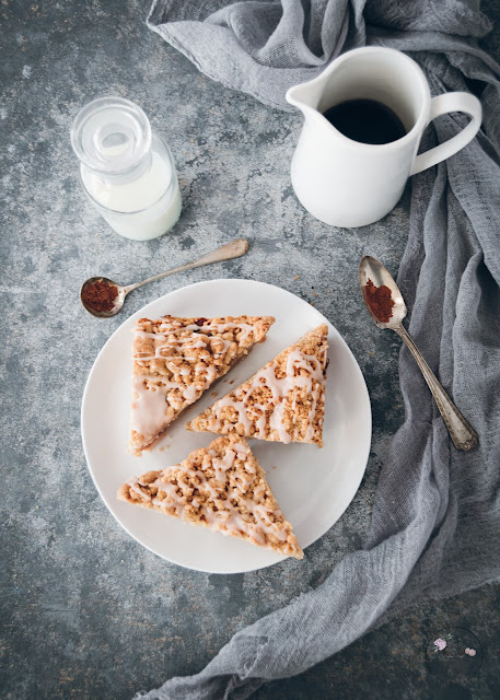 rebanadas de manzana y canela