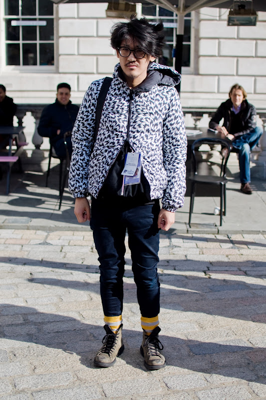 Haruki Horikawa at London Fashion Week