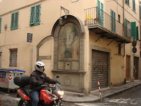 Tabernacoli Fiorentini Tablernacle in Florence Italy Devotional Art during the Plague Shrine