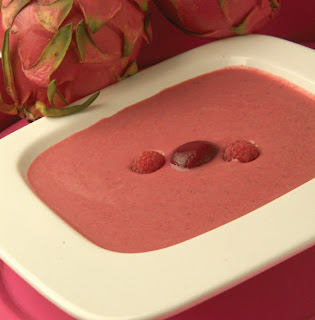Late Summer Raspberry-Nectarine Gazpacho Recipe