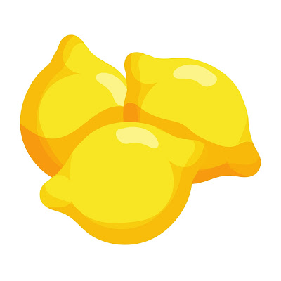 200 + Cartoon Images of Lemon fruit