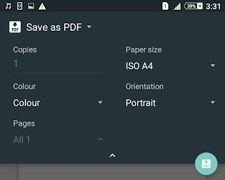 Additional Options to Save Webpage as PDF