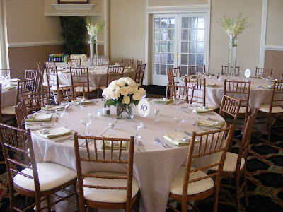 This beautiful ivory brown and green wedding