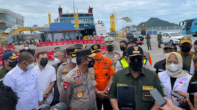 Gubernur Lampung,  Lakukan Kunker di Pelabuhan Bakauheni