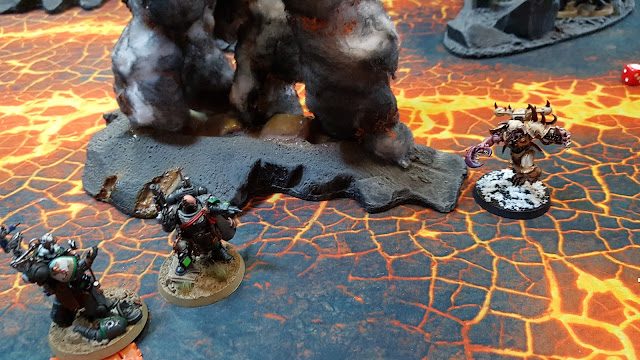 Chaos Space Marines vs Raven Guard - 1250pts - Kill Confirmed - a tournament report from Weekend at Burnie's 2 - an invitational event for Moarhammer patrons.