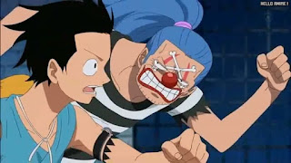 ワンピースアニメ インペルダウン編 423話 バギー ルフィ Buggy Luffy | ONE PIECE Episode 423