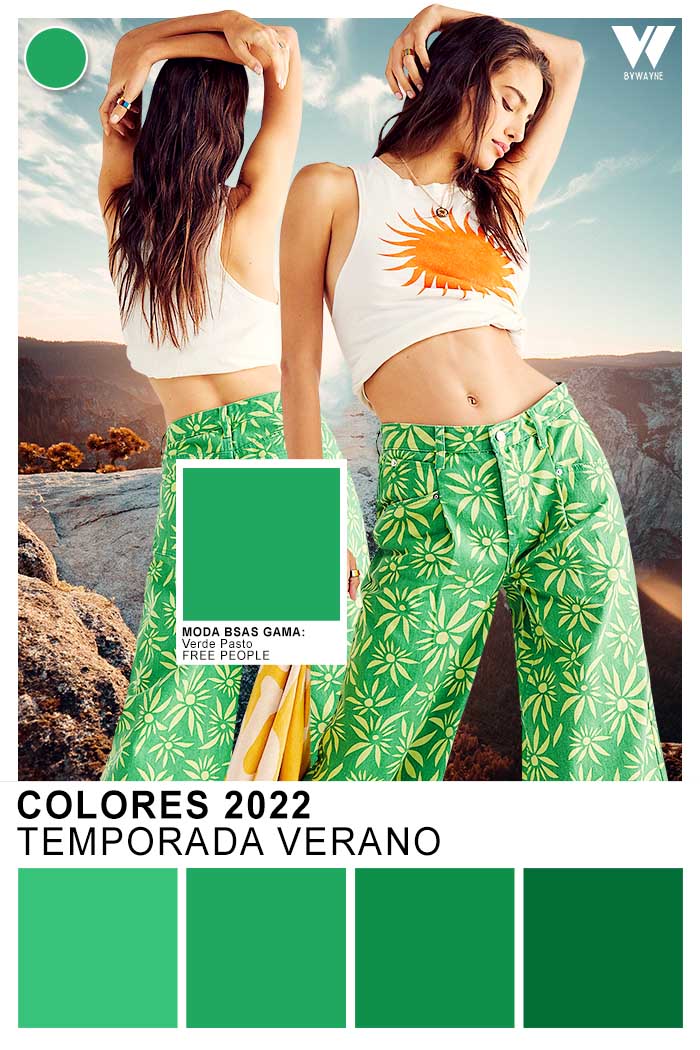 Paleta de colores moda primavera verano 2022