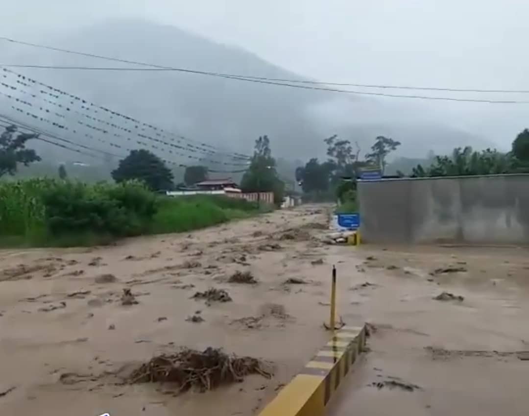 Alerta en el Valle del Mocotíes por desbordamiento de quebradas