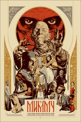 Mondo Universal Monsters Screen Print Series - The Mummy Standard Edition by Martin Ansin