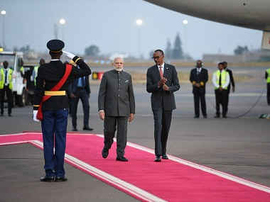नरेंद्र मोदी पहले भारतीय प्रधान मंत्री जो पूर्वी अफ्रीकी देश का दौरा करेंगे 