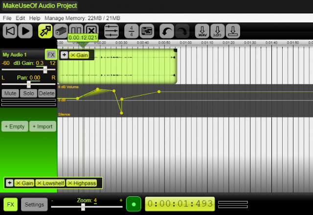 Beautiful Audio Editor