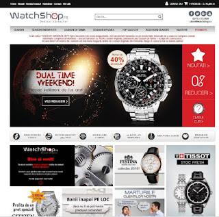 Landing page WatchShop.ro