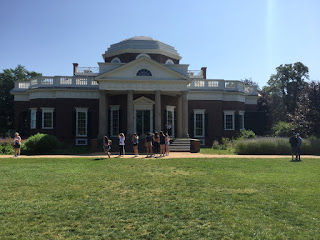 Monticello, Thomas Jefferson's home, back view