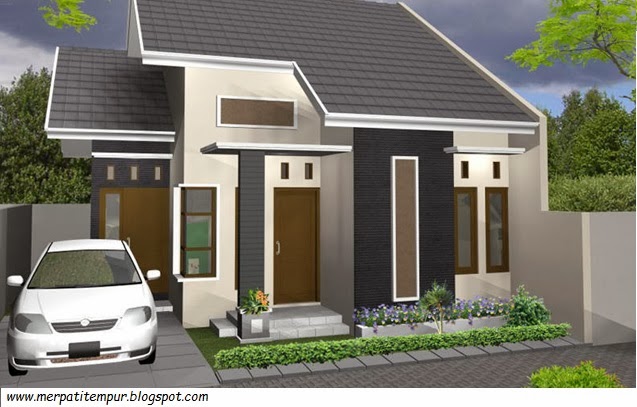 Desain Rumah Minimalis Type 45  Merpati Tempur