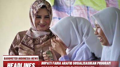 BUPATI FADIA ARAFIQ SOSIALISASIKAN PROGRAM MAGANG KE JEPANG DI SMAN 1 TALUN 