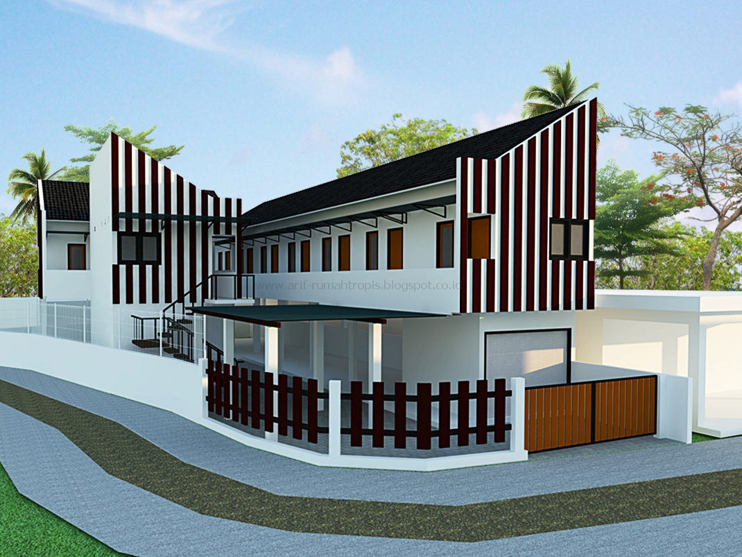 55 Desain Rumah Kos Kosan Yang Sehat