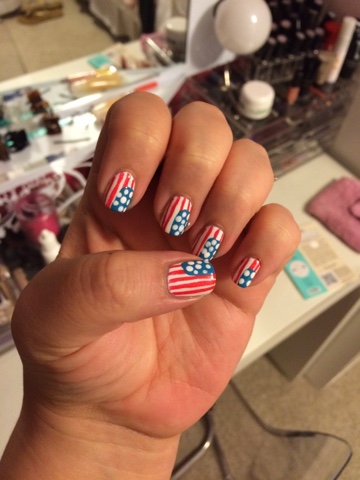 USA Flag, America, Independence Day Nail Art Stickers - Etsy