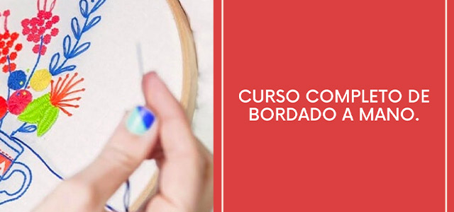 CURSO DE BORDADO A MANO BÁSICO. 