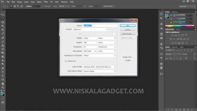 Memberi Efek Blur Pada Gambar di Photoshop CS6