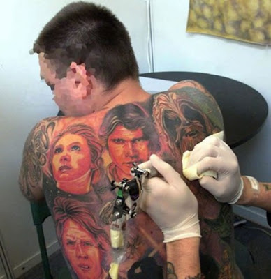 crazy about Star Wars, here is a collection of action-packed tattoos!