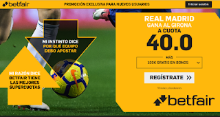 betfair supercuota Real Madrid gana Girona 24 enero 2019