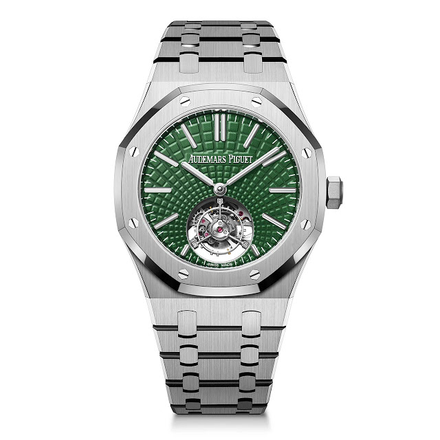 Cinq nouvelles répliques Audemars Piguet Royal Oak cadran vert montres à bas prix