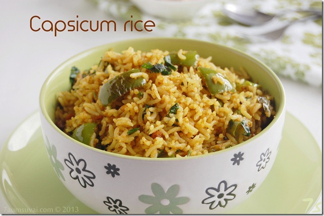 Capsicum rice