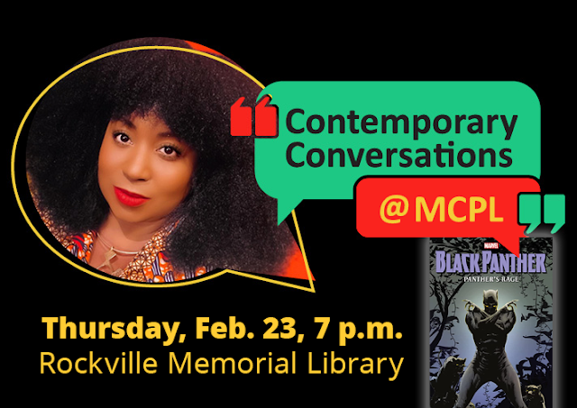 Sheree Renée Thomas, Author of ‘Black Panther: Panther’s Rage,’ on Thursday, Feb. 23, Joins MCPL Contemporary Conversations Event on ‘Afrofuturism and Diversity in Sci-Fi’