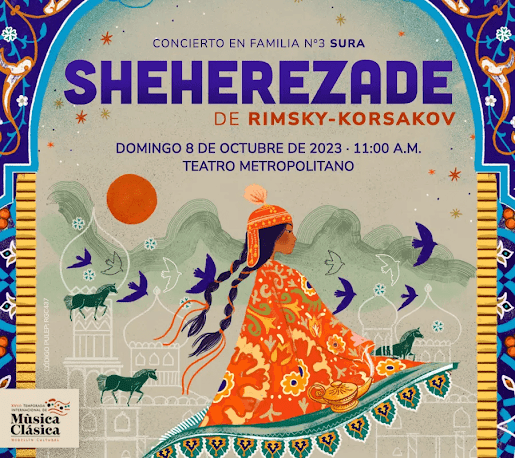 Concierto Sheherezade de Rimsky-Korsakov en Medellin | TEATRO METROPOLITANO DE MEDELLIN José Gutiérrez Gómez