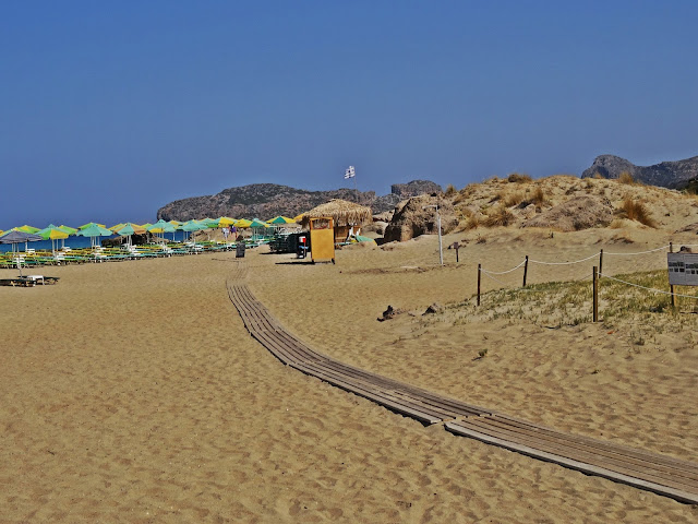 Falassarna piaszczysta plaża na Krecie