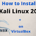 Installing Kali Linux in Virtual box