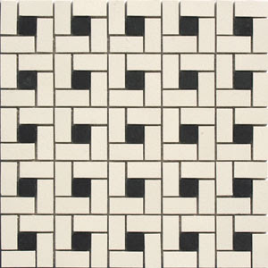 Bathroom Shower Tiles on Original Windmill Mosaic Tile Floor  Total Black And White Score