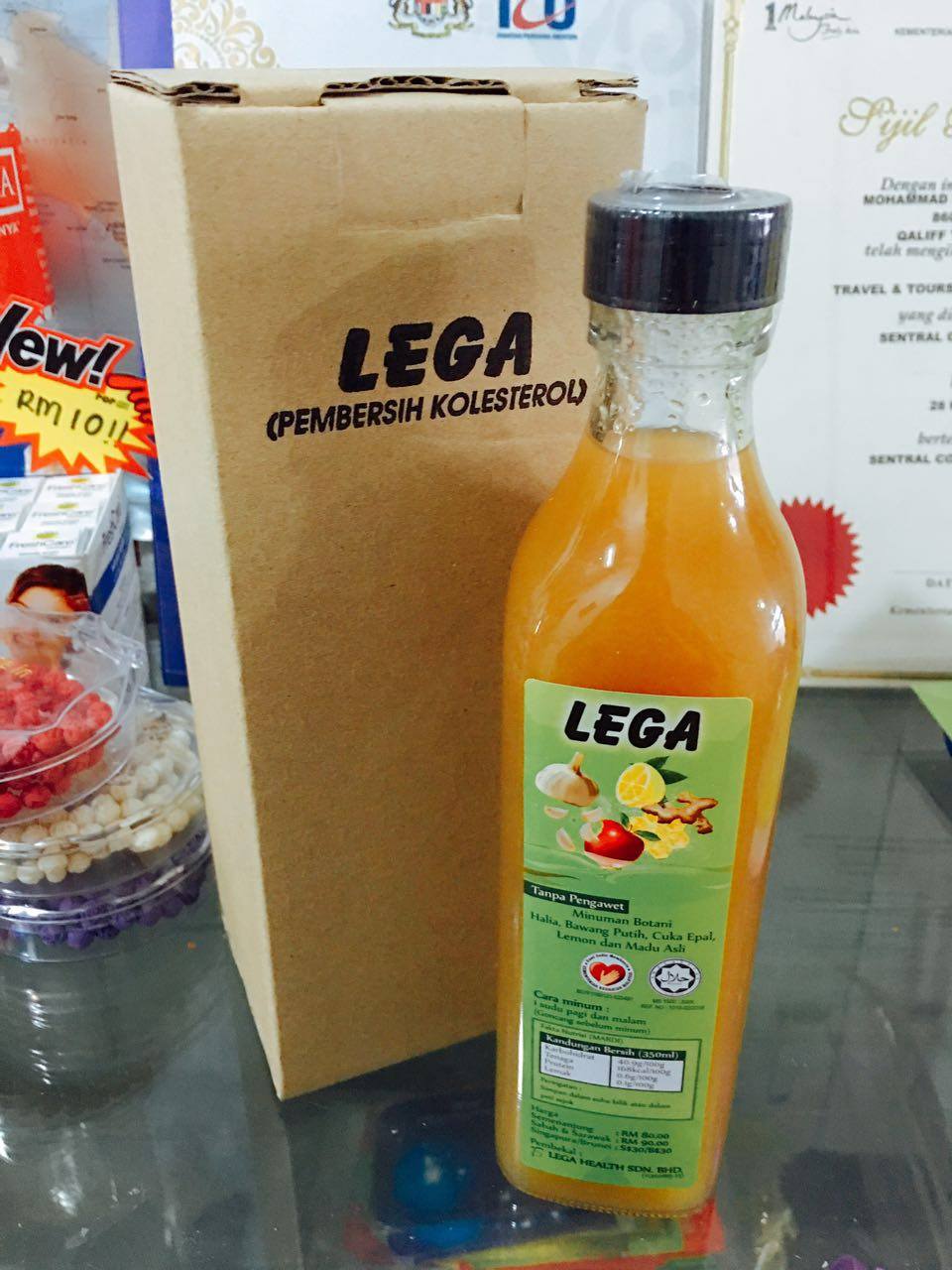 JUS LEGA : JUS PEMBERSIH KOLESTROL  Lazada Malaysia