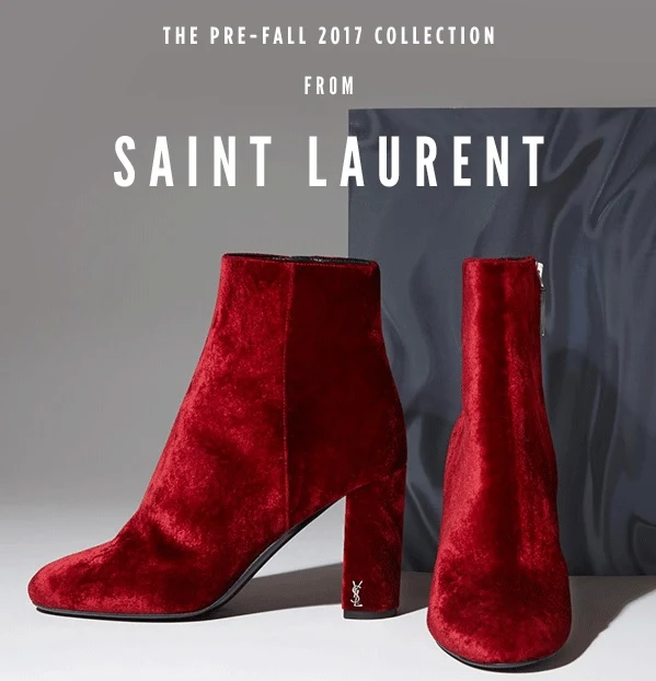 Saint Laurent Pre-Fall 2017 Footwear