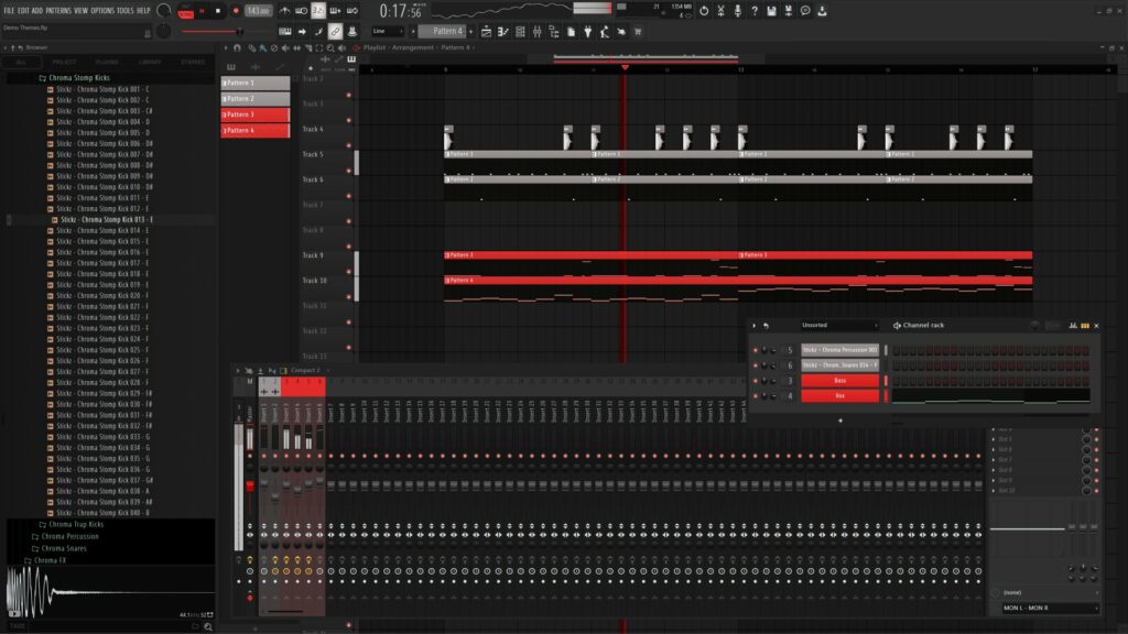 5. Vader Red - Tema para FL Studio 21 Grátis